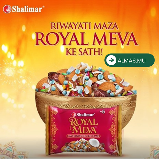 Shalimar Royal Meva Supari, Sweetened Dry Fruit Mix, 48-Pack