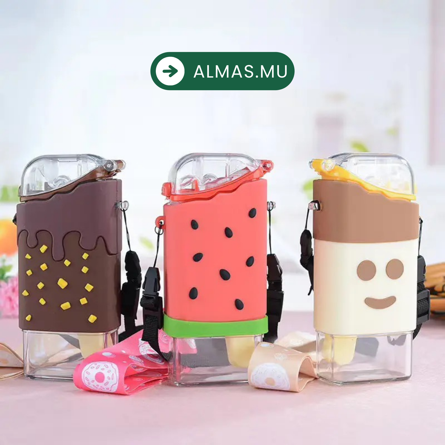 Cute IceCream Water Bottle